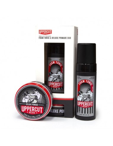 UPPERCUT - Deluxe Pomade + Foam Tonic - Duo Spalmoo